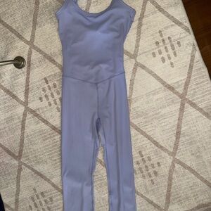 Women’s Rib Full Length Bodysuit- All In Motion Lilac Purple Size XS